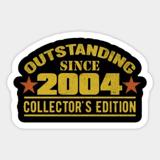 Outstanding Since 2004 Sticker